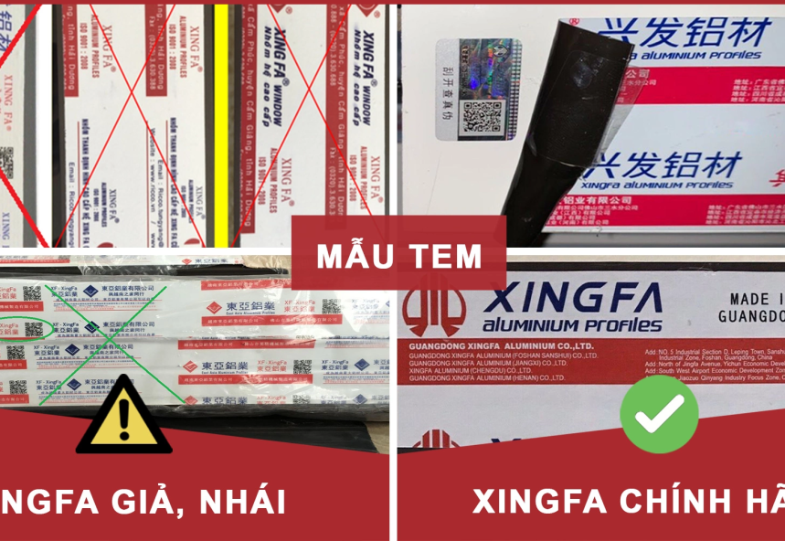 Cách Phân Biệt Nhôm Xingfa Chính Hãng Tem Đỏ - Hướng Dẫn Chi Tiết Cho Người Mua